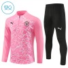 Manchester City Trenings Collegegenser 2024-25 Kvart-Zip Rosa - Barn